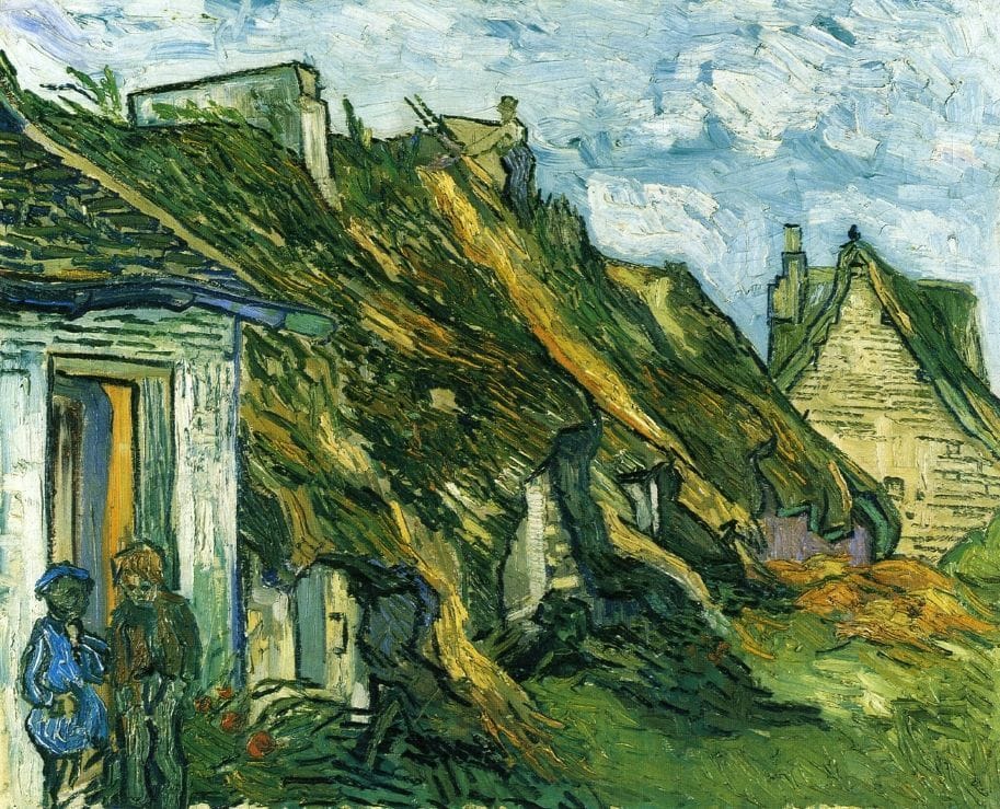 Artwork Title: Old Cottages, Chaponval