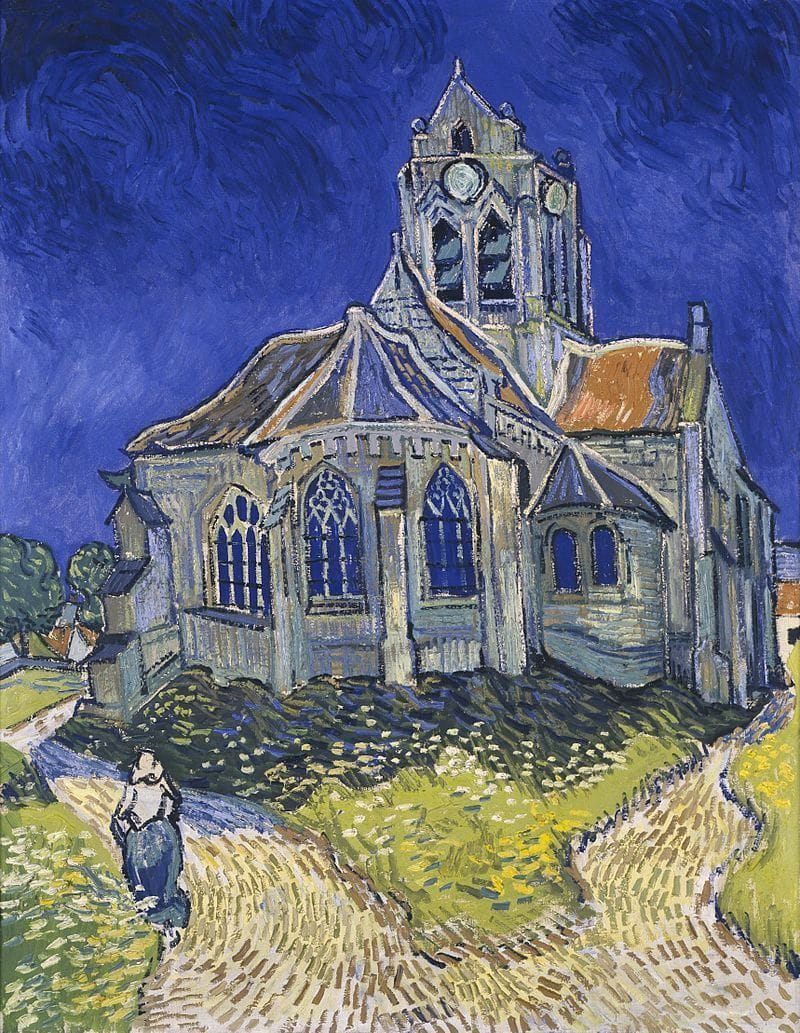 Artwork Title: Church of Auvers-sur-Oise