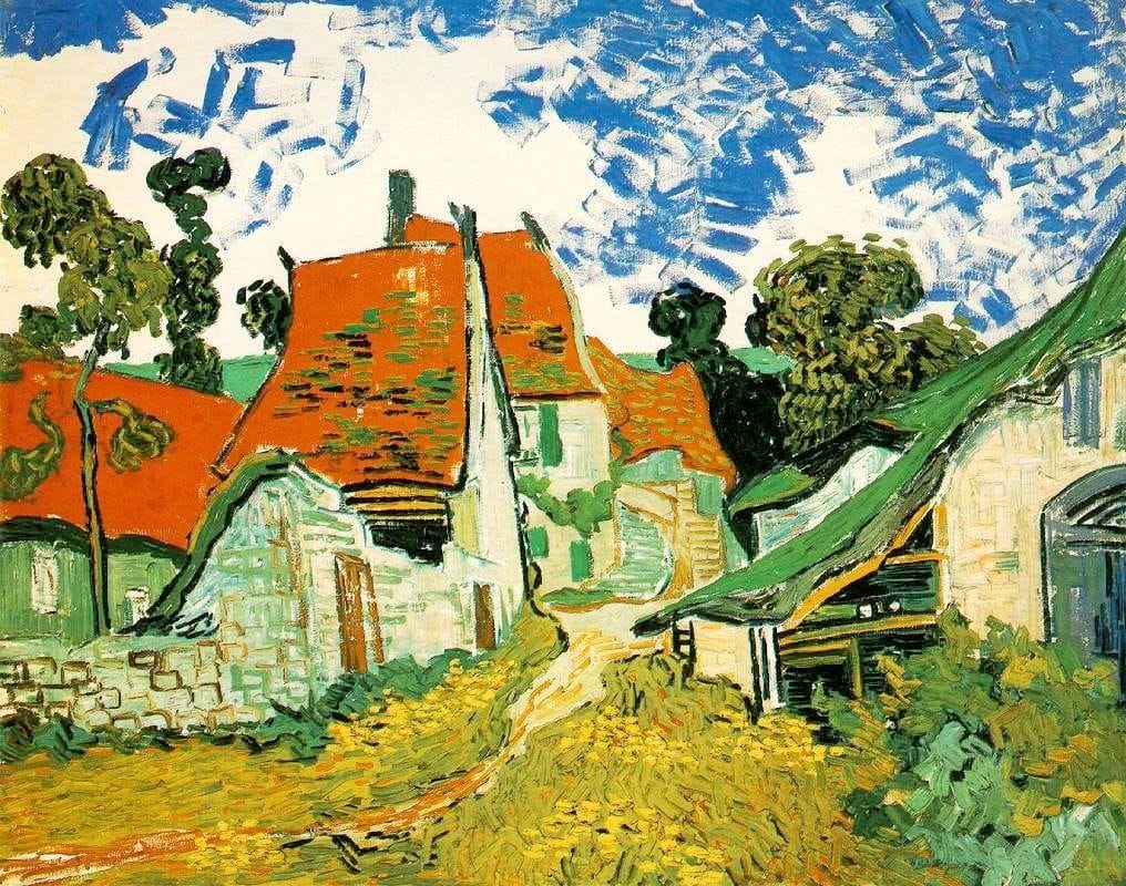 Artwork Title: Village Street In Auvers