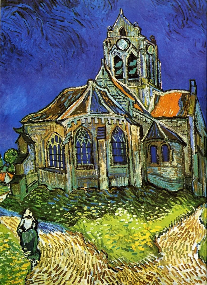 Artwork Title: Church of Auvers-sur-Oise