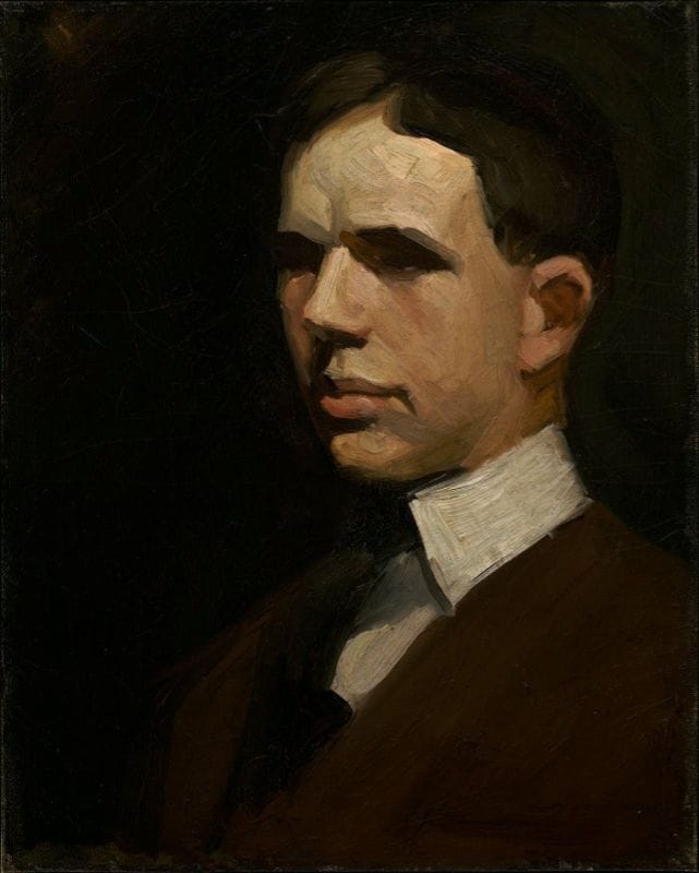 Artwork Title: Self Portrait, about age 21