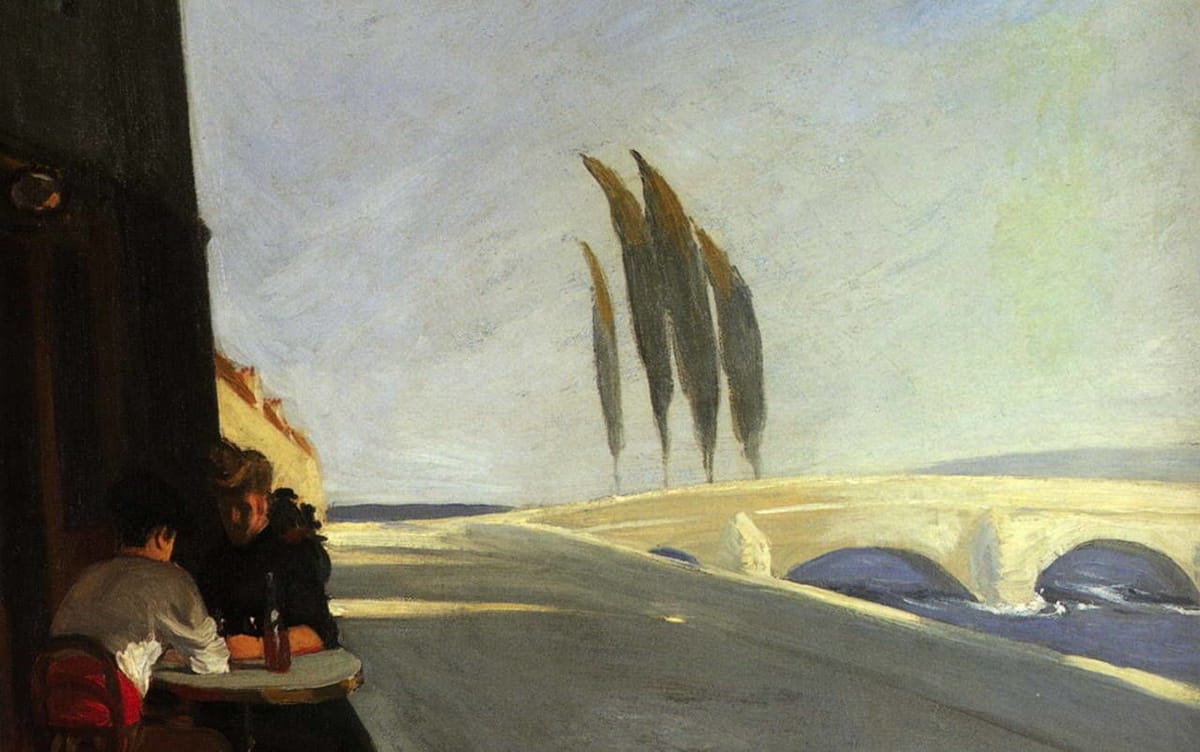 Artwork Title: Le Bistro or The Wine Shop