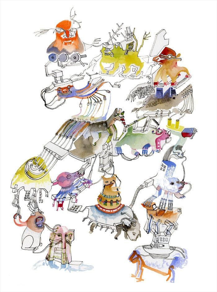 Artwork Title: How Creatures Interact