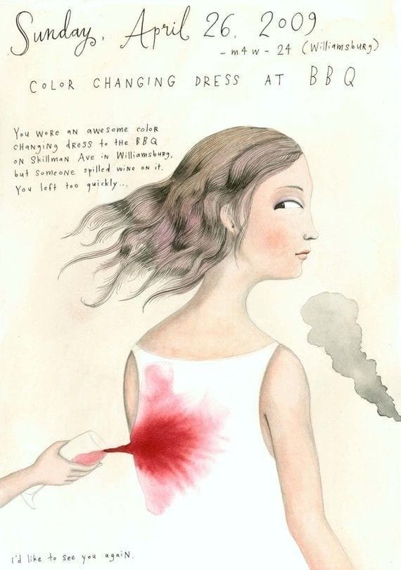 Artwork Title: Color Changing Dress At Bbq