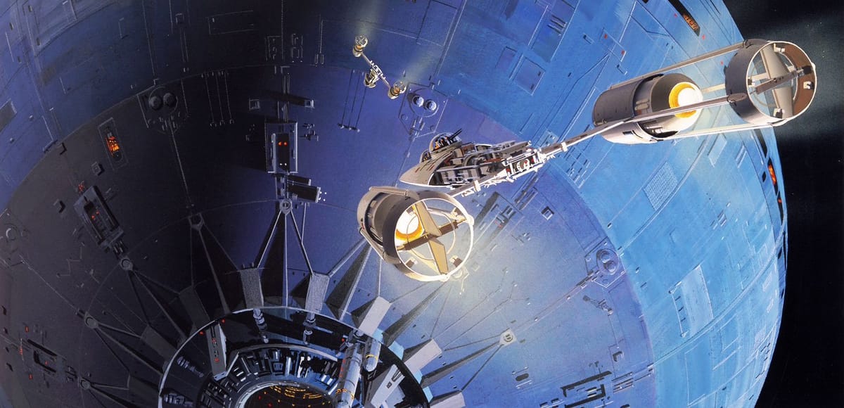 Artwork Title: Y-Wing Attacks the Death Star