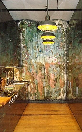 Artwork Title: Chinese Wallpaper (flood Damage)