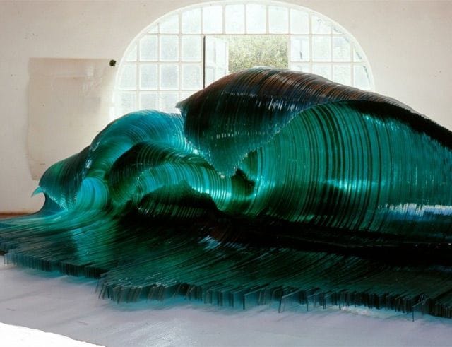 Artwork Title: Ocean Waves (glass)