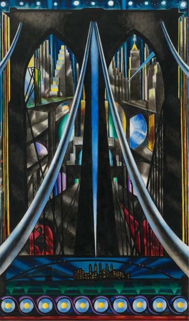 Artwork Title: The Brooklyn Bridge: Variation on an Old Theme
