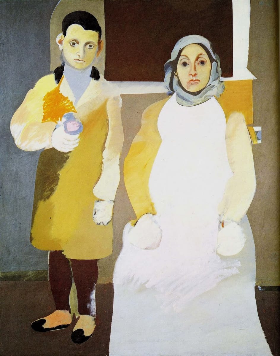 Artwork Title: The Artist And His Mother