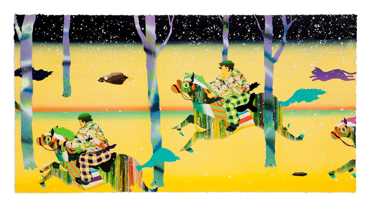 Artwork Title: Running Even Deep