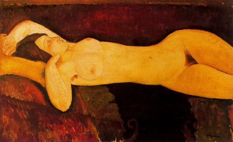 Artwork Title: Reclining Nude