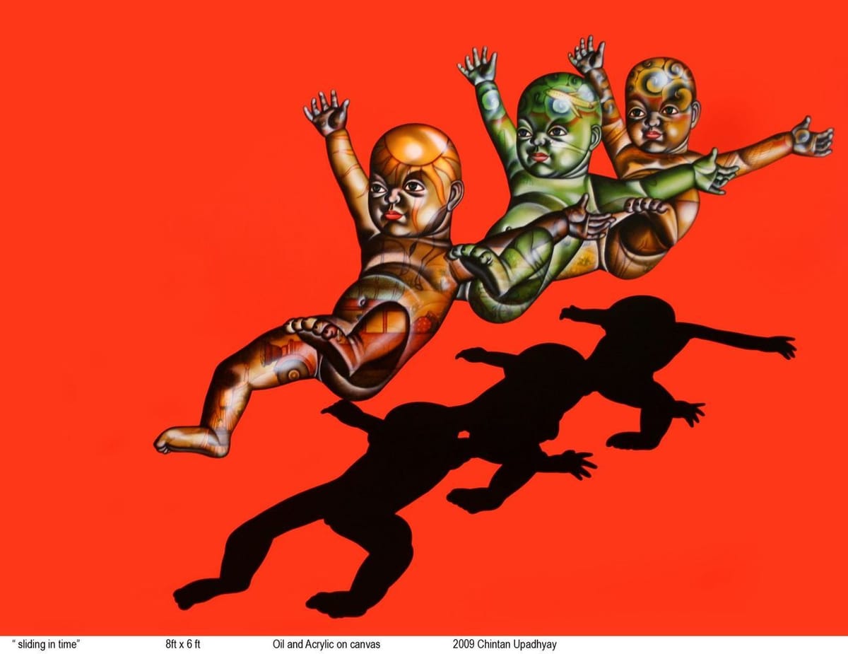 Artwork Title: Sliding In Time