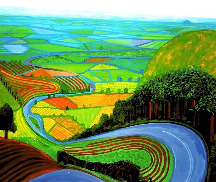 Artwork Title: Garrowby Hill (Yorkshire)