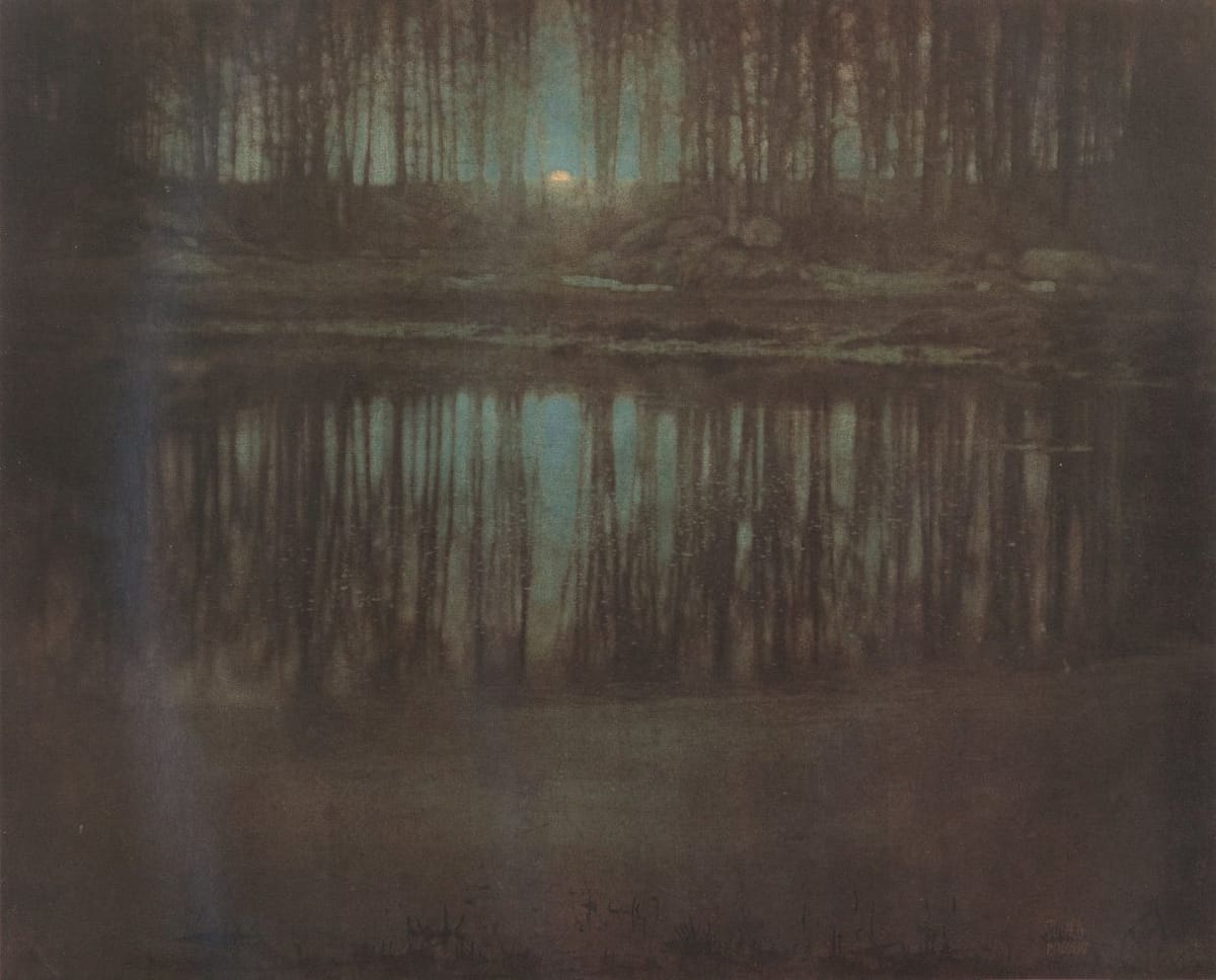 Artwork Title: The Pond - Moonrise
