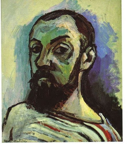 Artwork Title: Self Portrait in Striped T-shirt