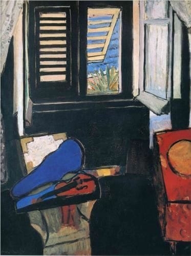 Artwork Title: Interior with a Violin