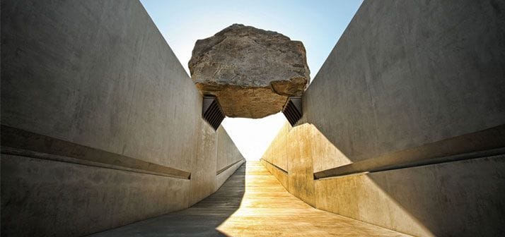 Artwork Title: Levitated Mass