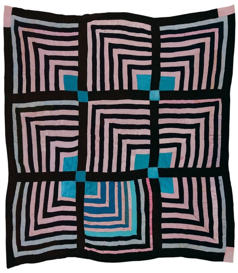 Artwork Title: Housetop (variation) Quilt