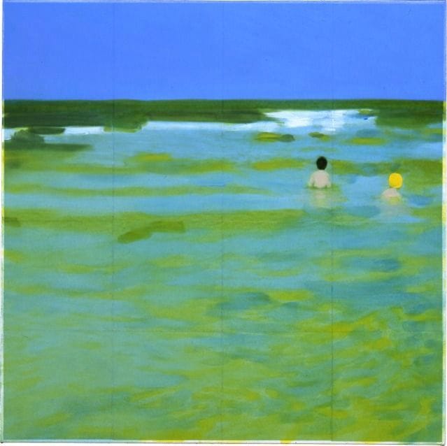 Artwork Title: Beach Scene (two bathers)