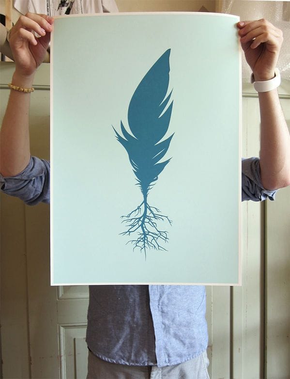 Artwork Title: Feather Root