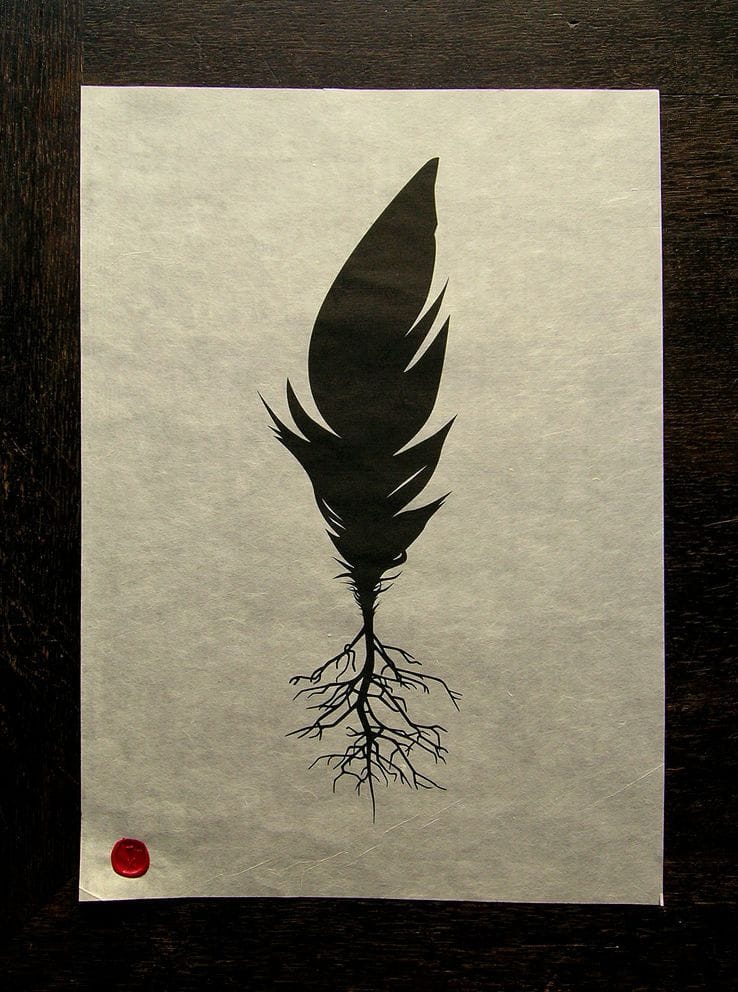 Artwork Title: Rethink Things (feather)
