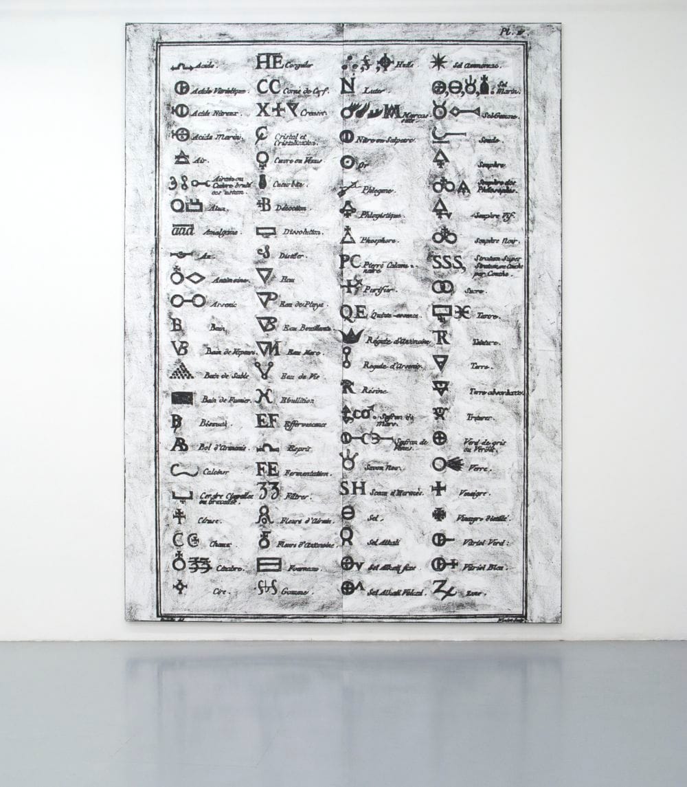 Artwork Title: Untitled (Diderot, Symbols, Diptych)