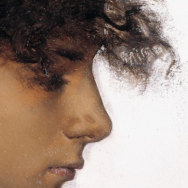 Artwork Title: Rosina Ferrara, Head of a Capri Girl