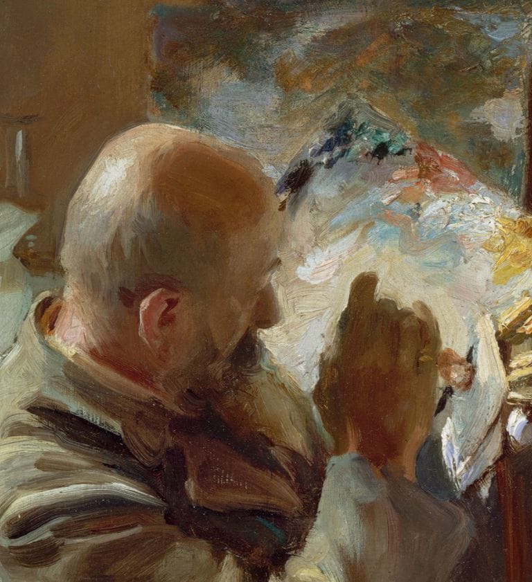Artwork Title: An Artist in His Studio