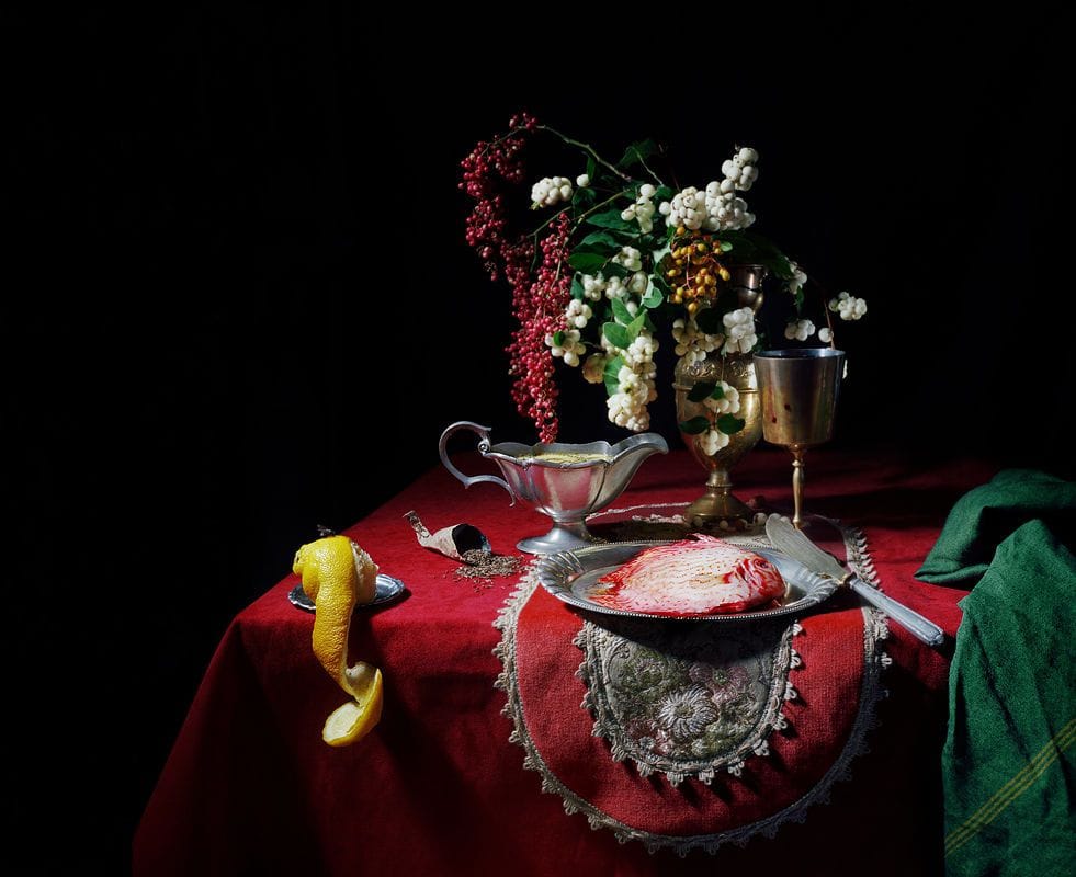 Artwork Title: Still Life Mit Discus Fish