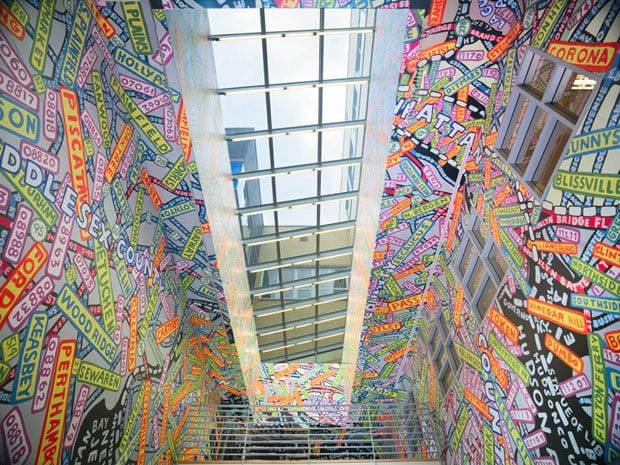 Artwork Title: Mural At Queens Metropolitan Campus
