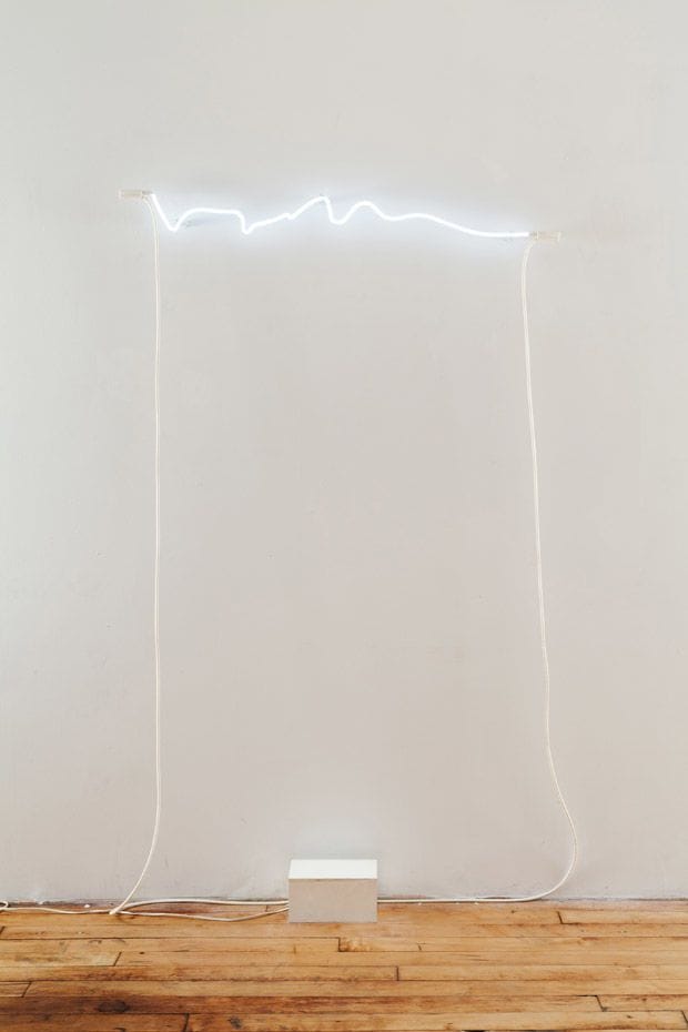 Artwork Title: White Neon