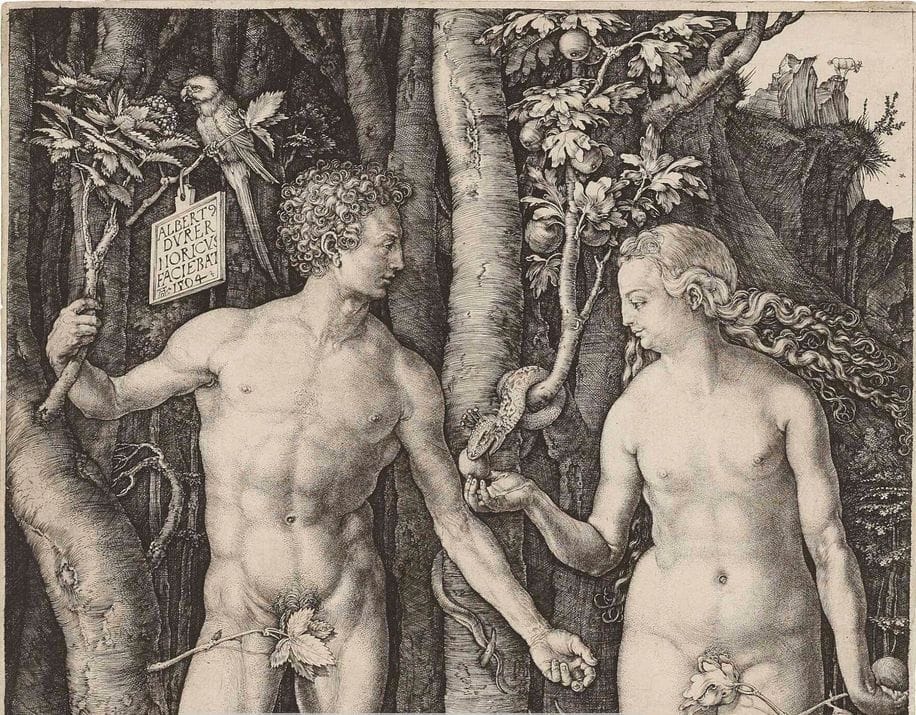 Artwork Title: Adam And Eve