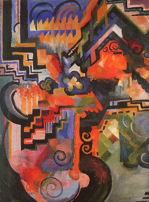 Artwork Title: Colored Composition