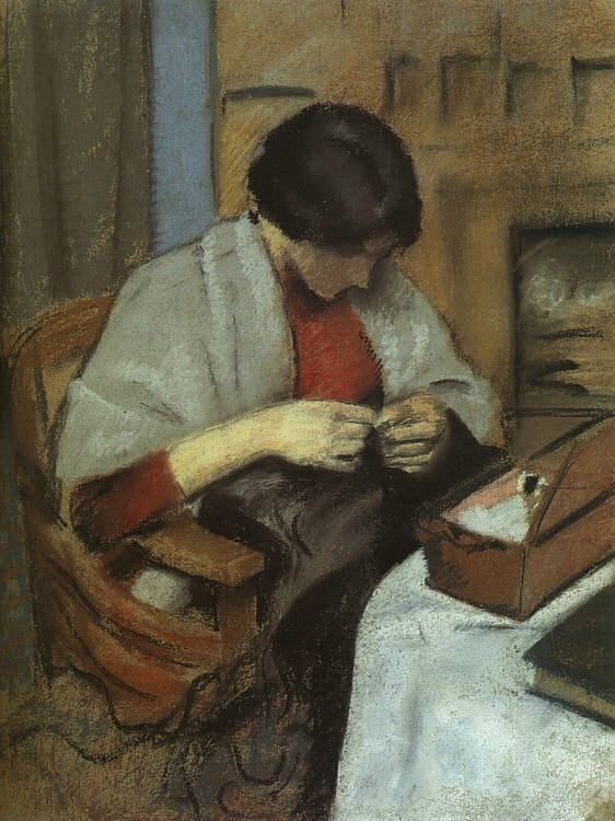 Artwork Title: Portrait of Elisabeth Gerhardt