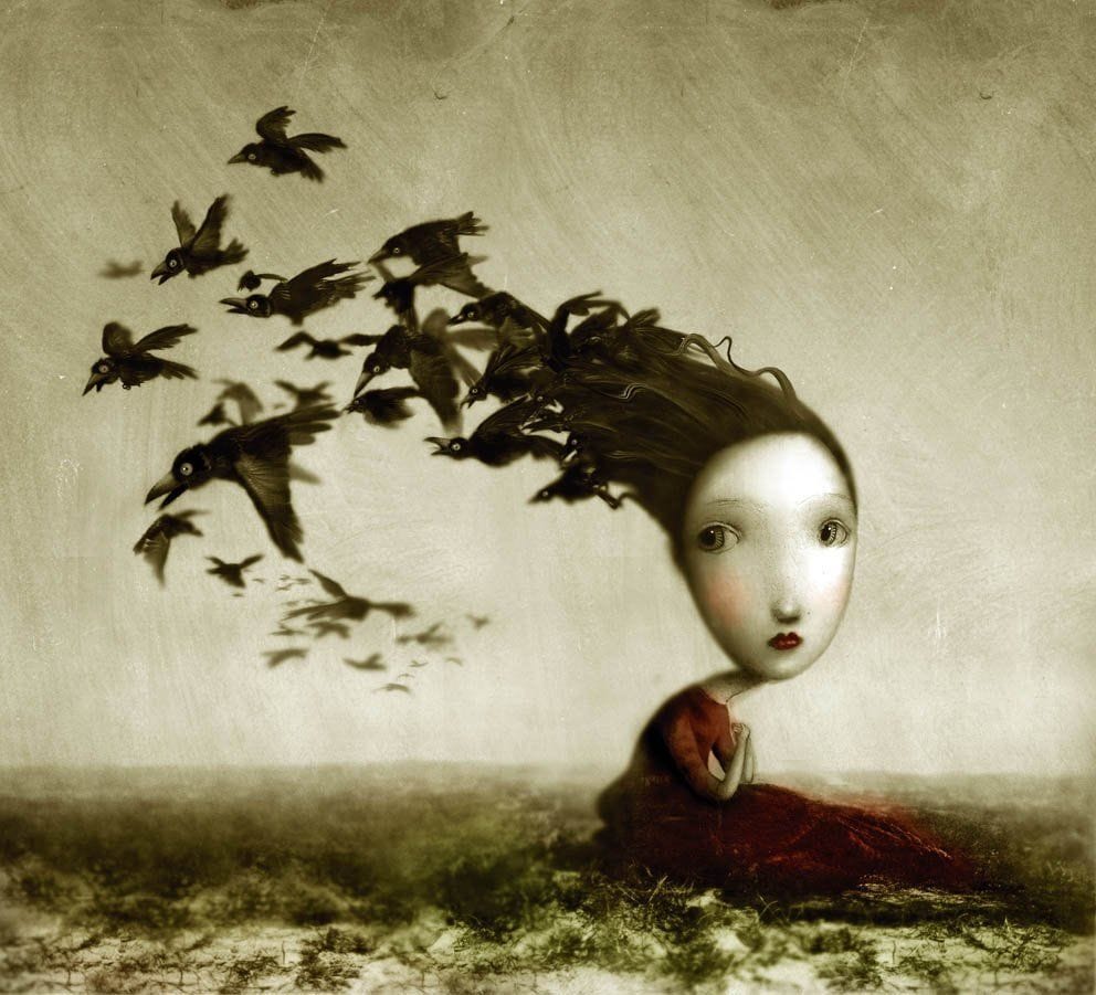 Artwork Title: Crows