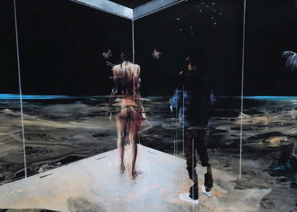 Artwork Title: Modern Interior/Landscape/Hunter