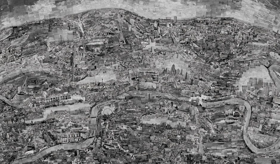 Artwork Title: Diorama Map London
