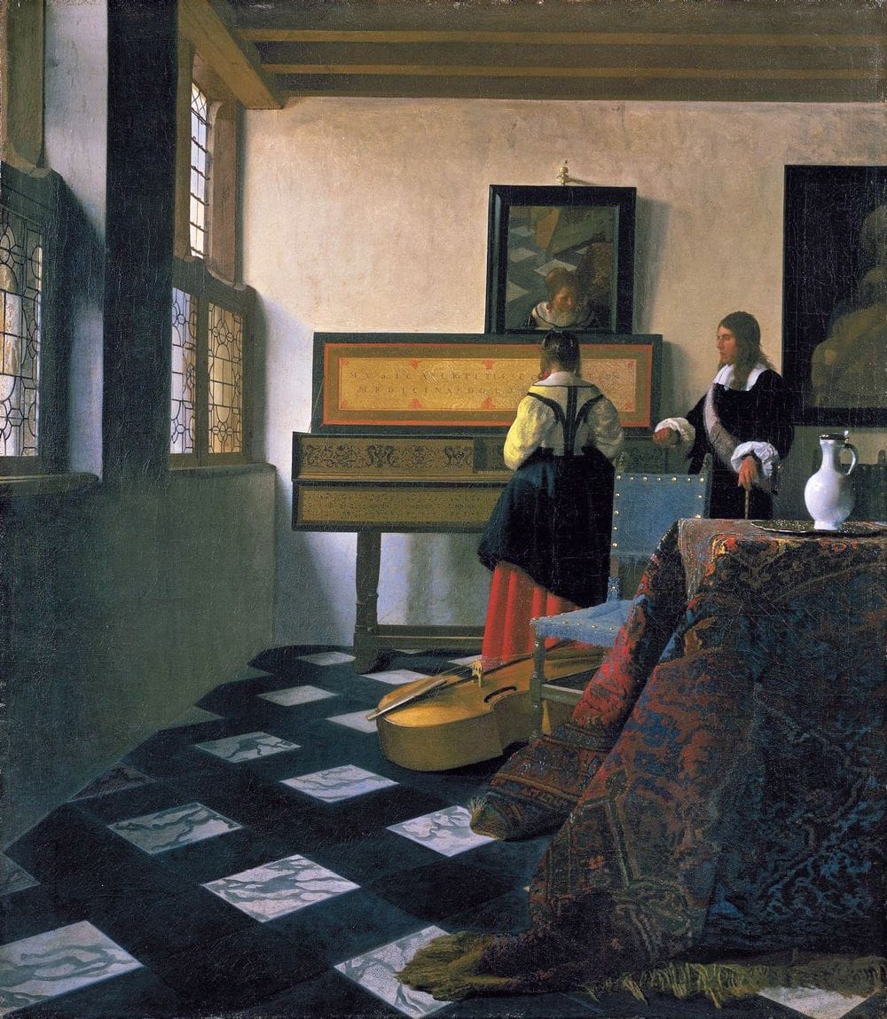 Artwork Title: Lady at the Virginal with a Gentleman, or The Music Lesson