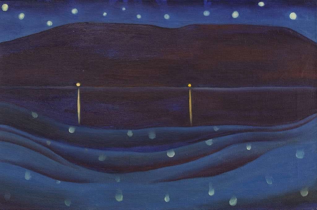 Artwork Title: Starlight Night, Lake George