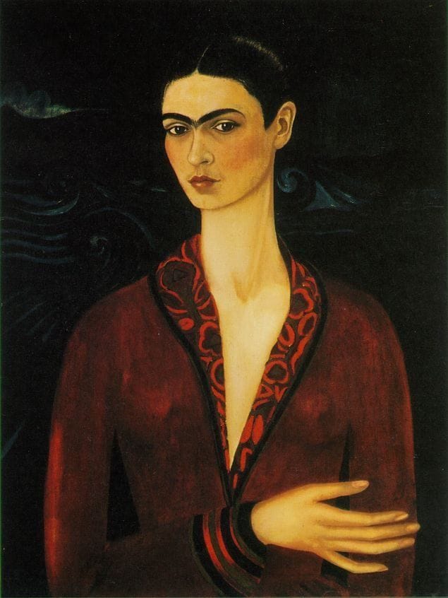 Artwork Title: Self Portrait in a Velvet Dress