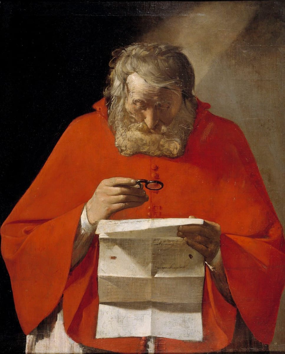 Artwork Title: Saint Jerome Reading a Letter
