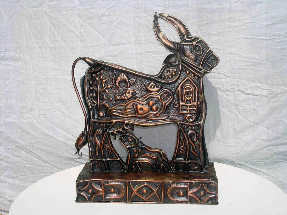 Artwork Title: Cow And Calf