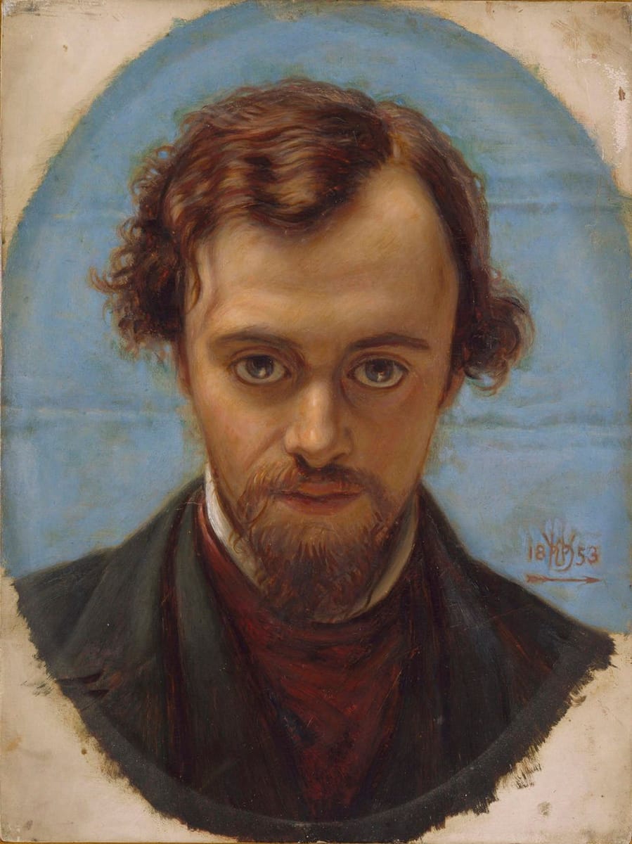 Artwork Title: Portrait Of Dante Rossetti