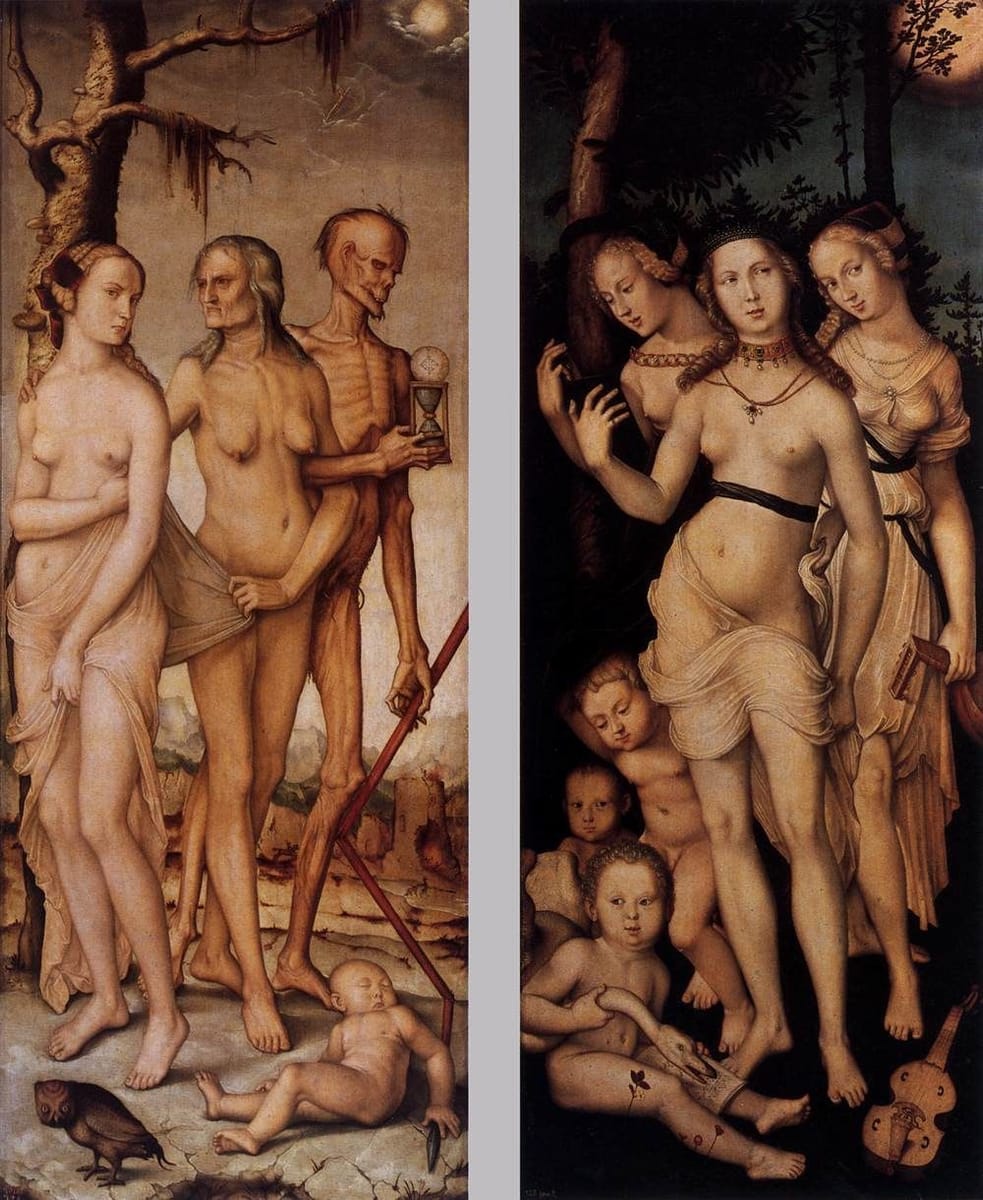 Artwork Title: The Three Ages Of Man And Death