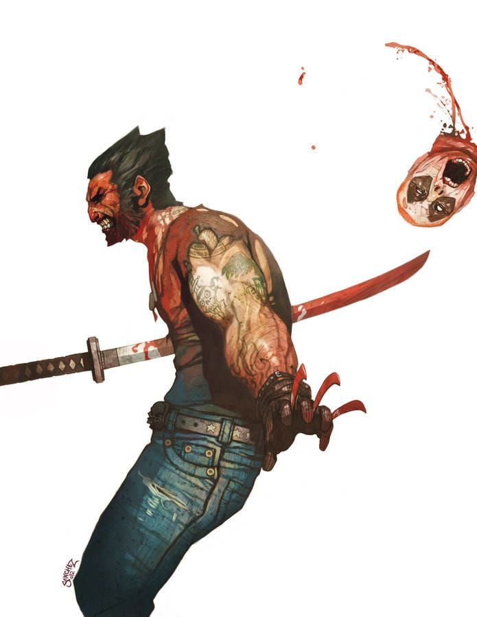Artwork Title: Wolverine Vs. Deadpool