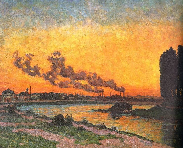 Artwork Title: Soleil Couchant Alvry