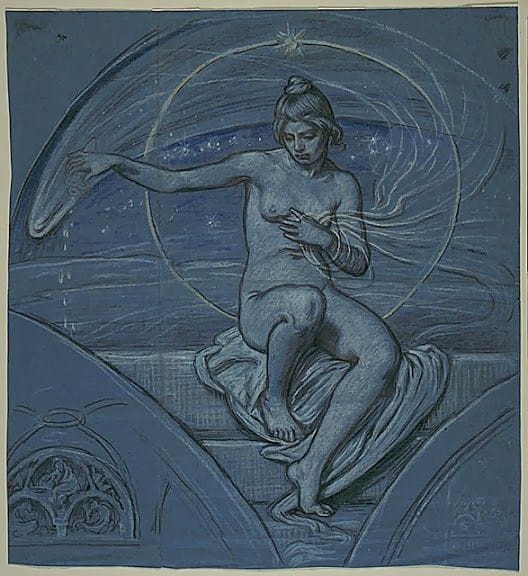 Artwork Title: Study For Stella Funesta 'the Evil Star'