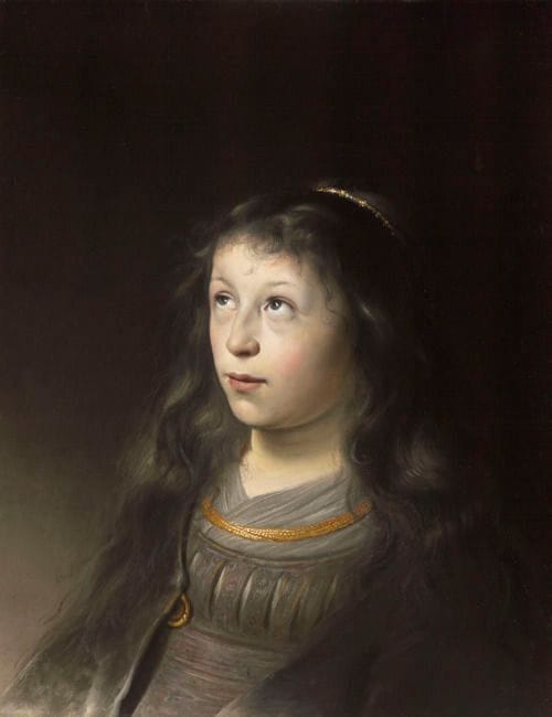 Artwork Title: Head of a Young Girl
