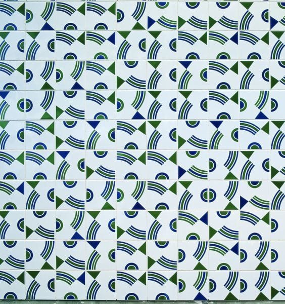 Artwork Title: Painel De Azulejos, Instituto De Artes Da Universidade De Brasília