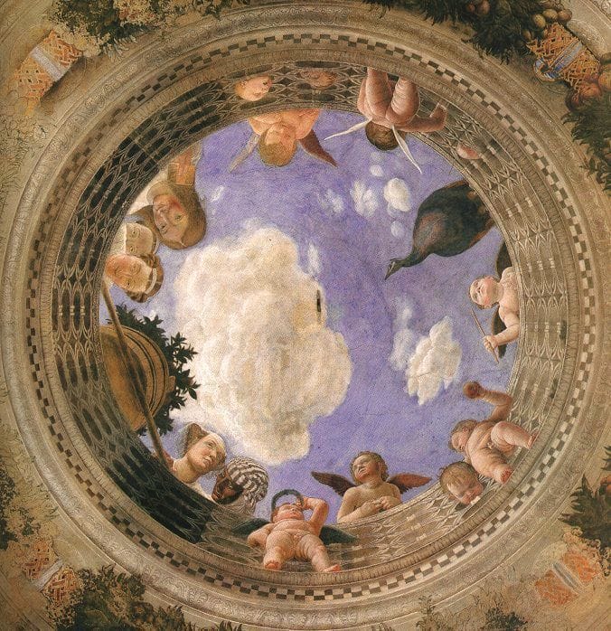 Artwork Title: Ceiling Oculus, Camera degli Sposi